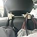 Petsvv Universal Car Vehicle Back Seat Headrest Hanger Holder Hook for Bag, Purse, Cloth, Grocery, Pack of 4