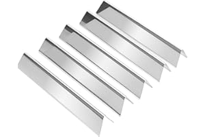WEBROIL 7636 Flavorizer Bars for Weber GS4 Spirit 2 Spirit I 300 Series Spirit E310 S310 E320 S320 Gas Grill with Front Control Knobs,Replacement Part for Weber 67046,5 Pack Stainless Steel Flavor Bars