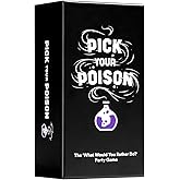 Pick Your Poison Party Game - The “What Would You Rather Do?” Family Card Game for White Elephant Parties, Stocking Stuffers 