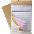 Sales Order Book, 8-1/2" X 11" Inch, 3-Part Carbonless Forms with White, Yellow, and Pink Copies, 33 Sets per Pack (1)