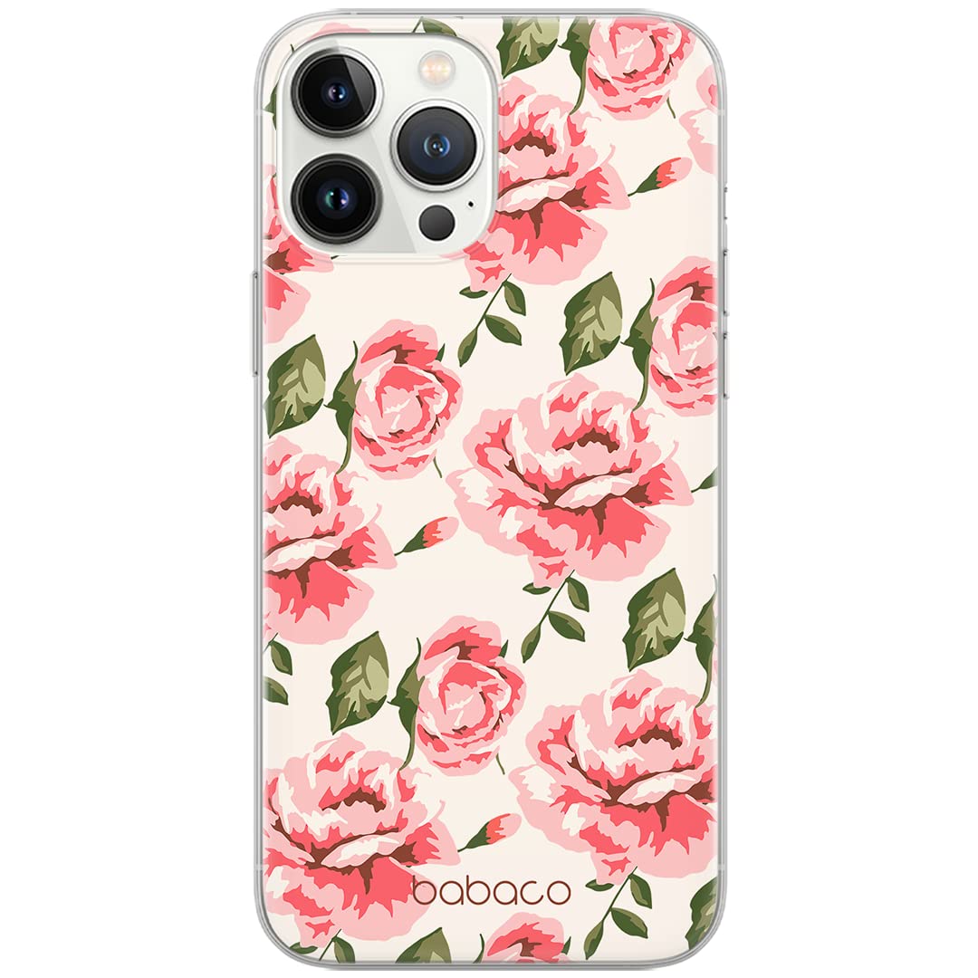 Babaco ERT GROUP mobile phone case for Oppo A53 / A53S original and officially Licensed pattern Flowers 013 optimally adapted to the shape of the mobile phone, case made of TPU