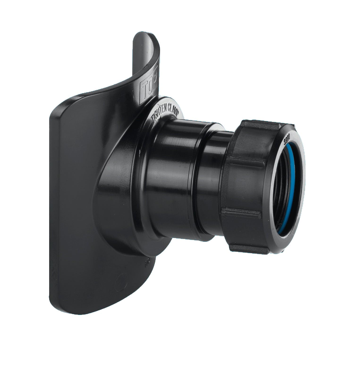 McAlpine BOSSCONN82T-BL 3 x 1.5 Inch Black Soil Pipe Boss Connector