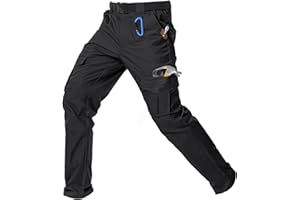 IGOLUMON Cargo Pants for Men Tactical Work Pants Mens Construction Ripstop Outdoor Casual Hiking Pants with 12 Pockets