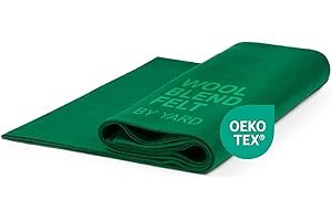 The Felt Store Wool Blend Craft Felt by Yard – Soft, Durable & Non-Fraying Crafting Material, DIY Fabric for Decor, Sewing, Embroidery - Assorted Colors - Emerald Green