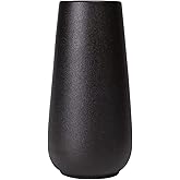 DECORPIA Premium Quality Black Ceramic flower Vase | Home Decor, Vases for Flowers, Farmhouse, Modern, Aesthetic, Bohemian, P