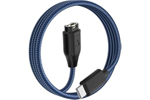 Clolasa USB-C Nylon Charger Charging Cable for Garmin Watch