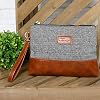 Erika-Collection-FunkyMonkey-Fashion-Wristlet-Wallet-Clutch-Phone-Purse-Handbag-3-Sizes-BlackTan-Style