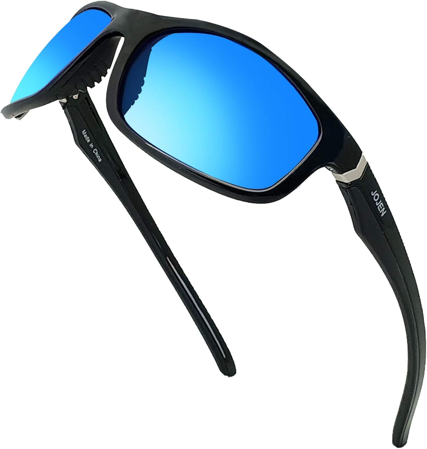 JOJEN Polarized Sports Sunglasses for Men Women TR90 Ultralight Frame
