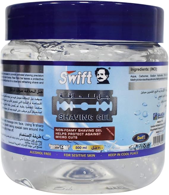 Swift NonFoamy Shaving Gel For Men 500ml Buy Online at Best Price