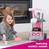 Casdon Hetty Deluxe Cleaning Trolley with Hand Vacuum 3+ Red view 4