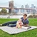 Skip Hop Baby Infant & Toddler Central Park Waterproof Convertible Outdoor Blanket & Detachable Cooler Bag, Multi Chevron