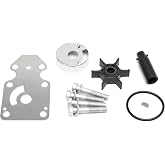 MARKGOO 68T-W0078-01-00 Water Pump Impeller Repair Kit Replacement for Yamaha 6 8 9.9 HP F6 F8 T8 F9.9 Outboard 4-Stroke Boat Motor Engine Rebuild Parts Sierra 18-3450 68TW00780100 68T-W0078-00