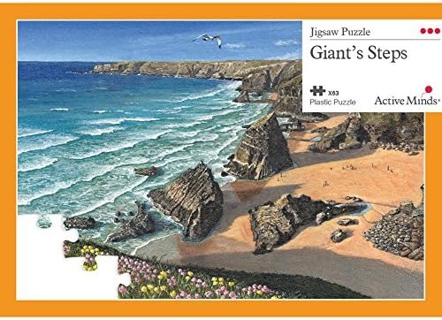 Active Minds 63 Piece Giant's Steps Jigsaw Puzzle | Specialist Alzheimer's/Dementia Activities & Games