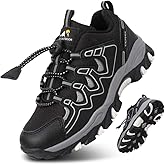 Eggseed Boys Girls Hiking Trail Shoes Waterproof Slip Resistant Outdoor Trekking Walking Running Sneakers(Little/Big Kids)