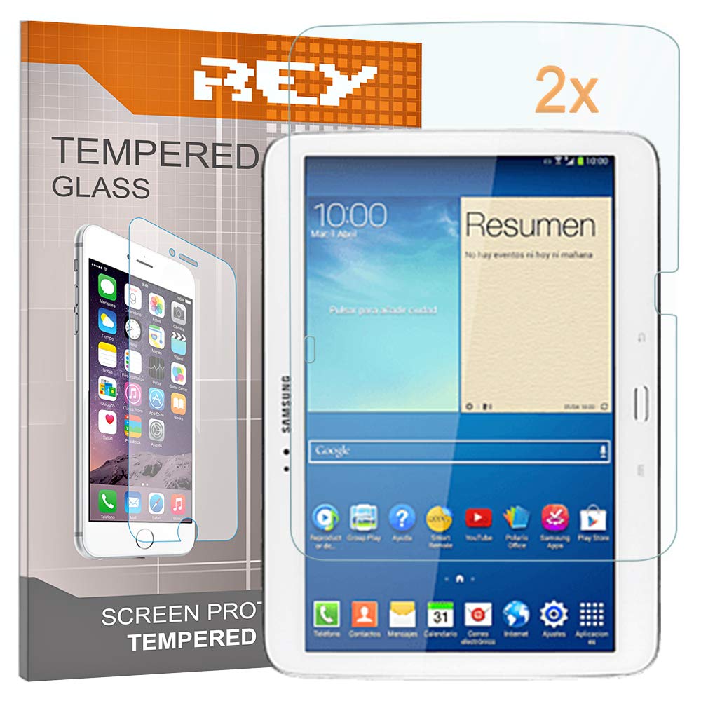 Screen Protector for SAMSUNG GALAXY TAB 3 10.1" P5200, Tempered Glass Film, Premium quality, [Pack 2x]