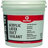 Red Devil 0841DS RD-DS 181 Acrylic Latex Duct Sealant, 1/2 Gallon, Gray