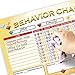 Shic Magnetic Dry Erase Behavior Chore Chart with Marker for Kids, 11-Inch x 17-Inch