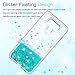 LG G6 Case,LG G6 + Glitter Case with HD Screen Protector for Girls Women,LeYi Bling Shiny Moving Quicksand Liquid Clear TPU Protective Phone Cover Case for LG G6 / LG G6 Plus ZX Turquoise