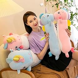 MIAOHAHA Soft Plush Long Unicorn Hugging