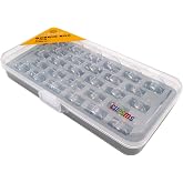 CKPSMS Brand - #X52800150 Plastic Bobbins Compatible with Husqvarna Viking Emerald 116 118 183 Sewing Machines (28PCS+Box)