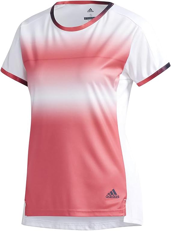 Amazon アディダス テニスウェア Rule 9 グラフィック Tシャツ Eyw01 レディース ホワイト リアルピンク S18 Cz05 日本 J3xo 日本サイズ5l相当 シャツ 通販