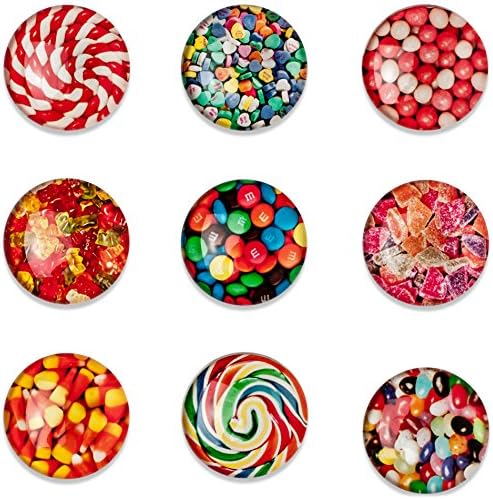 Magnetitos - Set of 9 Magnets - Candy - For Refrigerator, Whiteboard, Charts, Chores List, To Do List, Fridge, Lockers