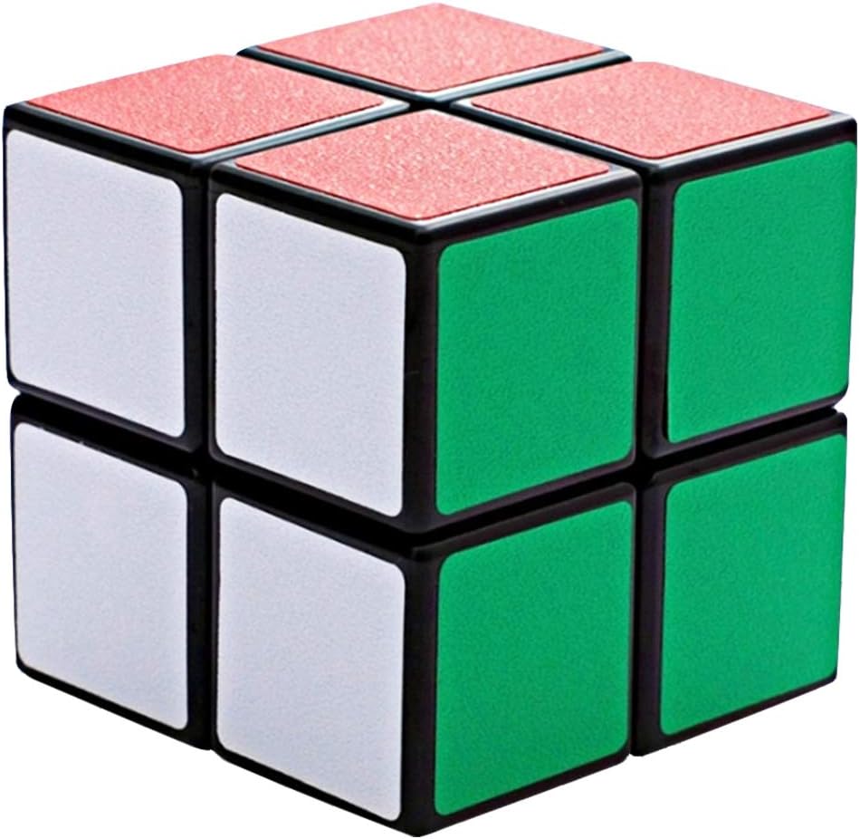 Cooja Magic Cube Rubix Cube 2x2, Smooth Cube 3D Puzzles Cube Puzzle Toys Brainteasers Boys Girls Presents