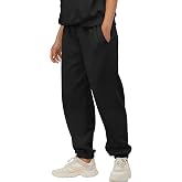 Ma Croix Mens Lightweight Sweatpants with Pockets Elastic Waist Fleece Jogger