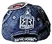 Robin Ruth NY Limited Edition Stamp Cotton Hat Cap Denim/Pink