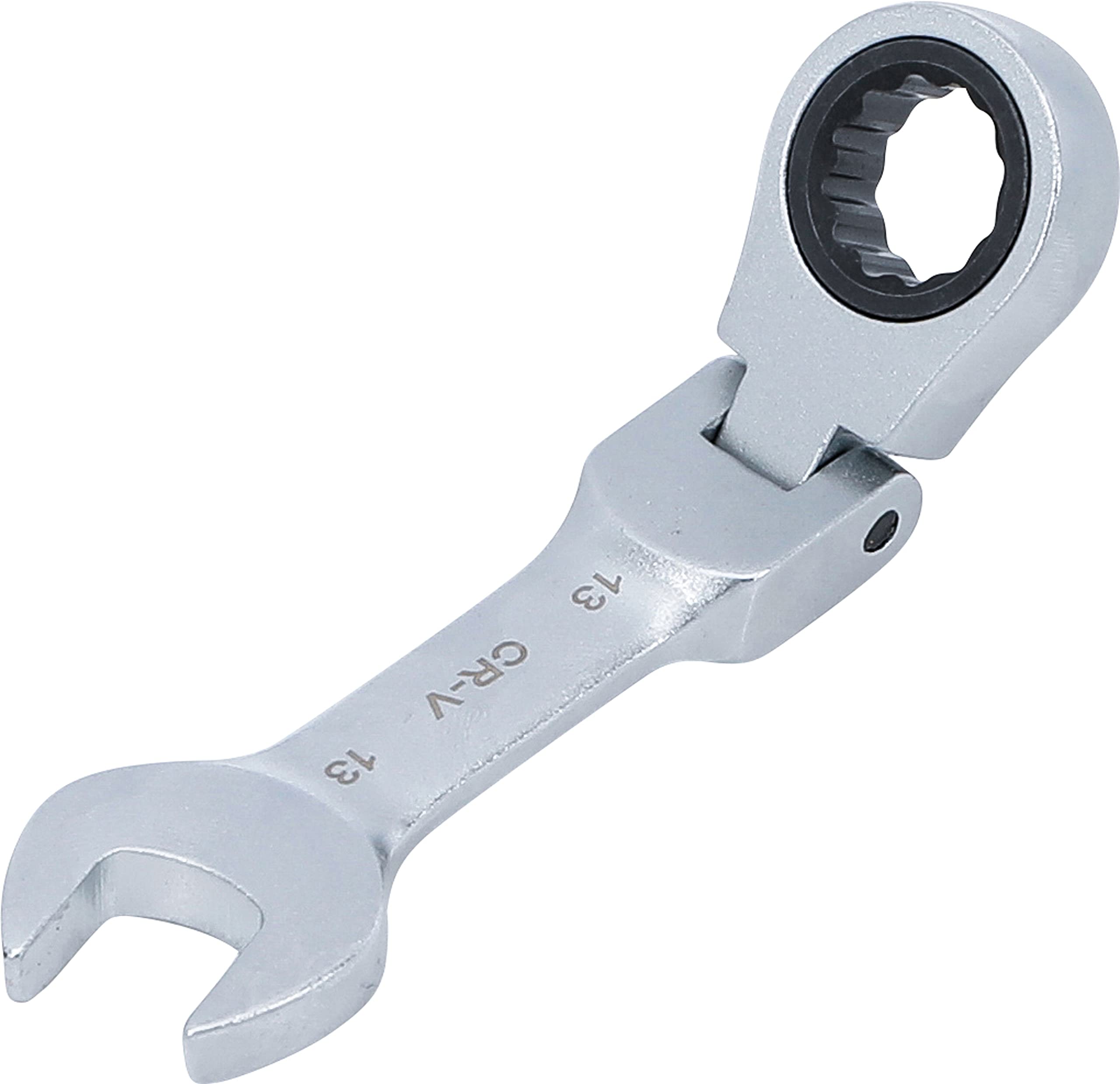 BGS 6913 | Ratchet Combination Wrench | short | adjustable | 13 mm