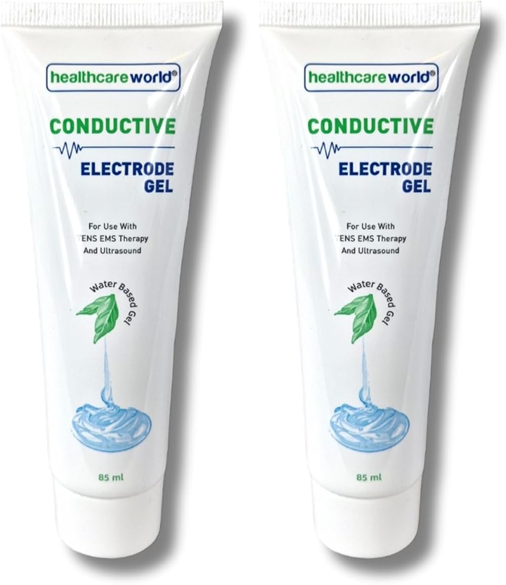 Healthcare World Conductive TENS Gel Adhesive Electrode Gel x 2 Tubes