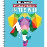 Brain Games - Sticker by Letter: In the Wild (Sticker Puzzles - Kids Activity Book)
