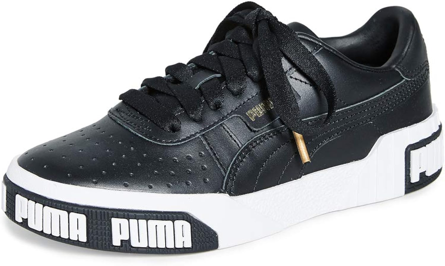 puma white metallic gold