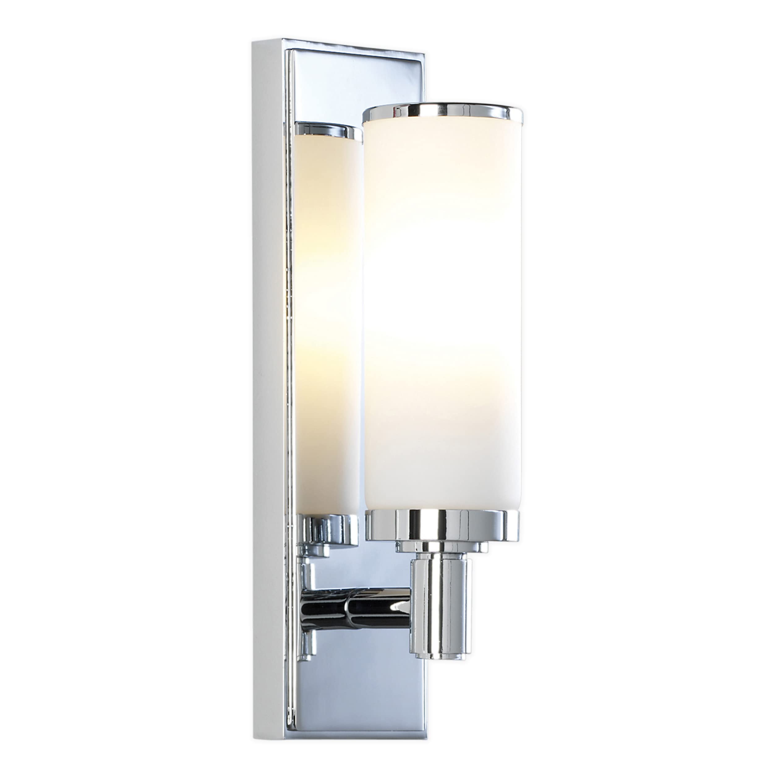 Astro Verona Bathroom Wall Light - IP44 Rated - (Polished Chrome), E14/SES Lamp, Designed in Britain - 1147001 - 3 Years Guarantee
