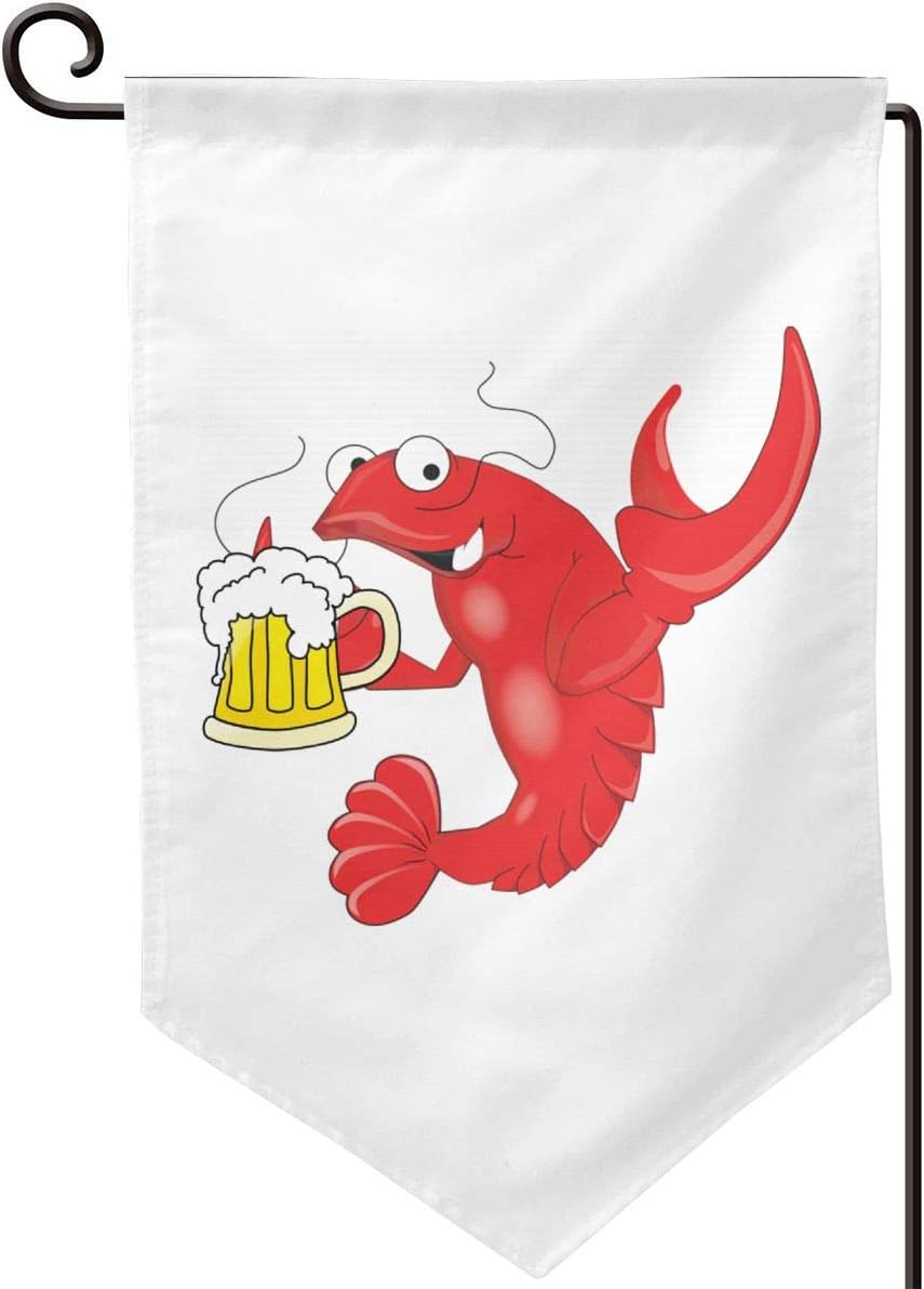 NOT Funny Crawfish Beer Durable Yard Flag House Flag