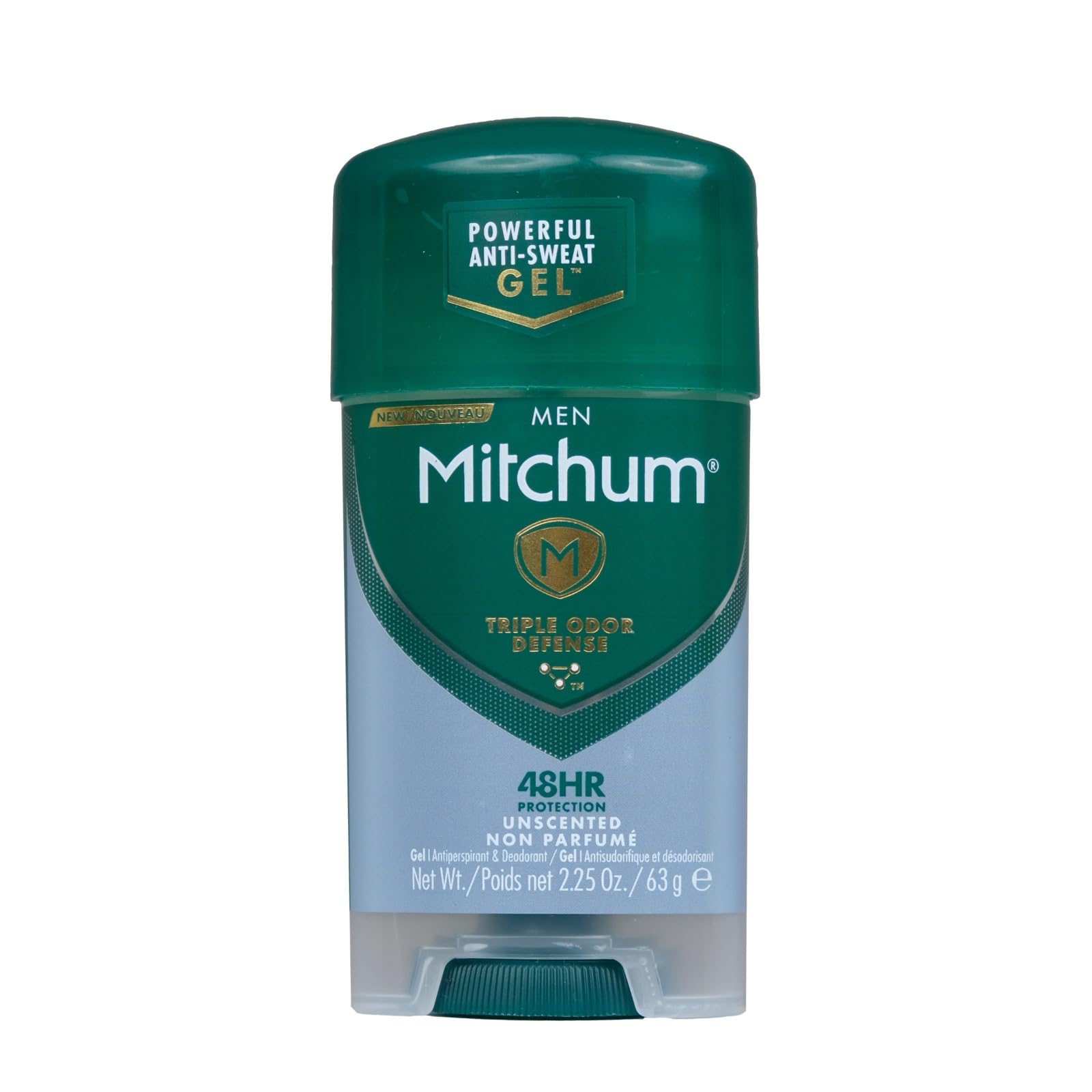 Mitchum Deodorant Mens Gel Unsncented 2.25oz