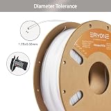 ERYONE PETG Filament 1.75mm 2x1kg White 0.03mm Accuracy Clog-Free view 5