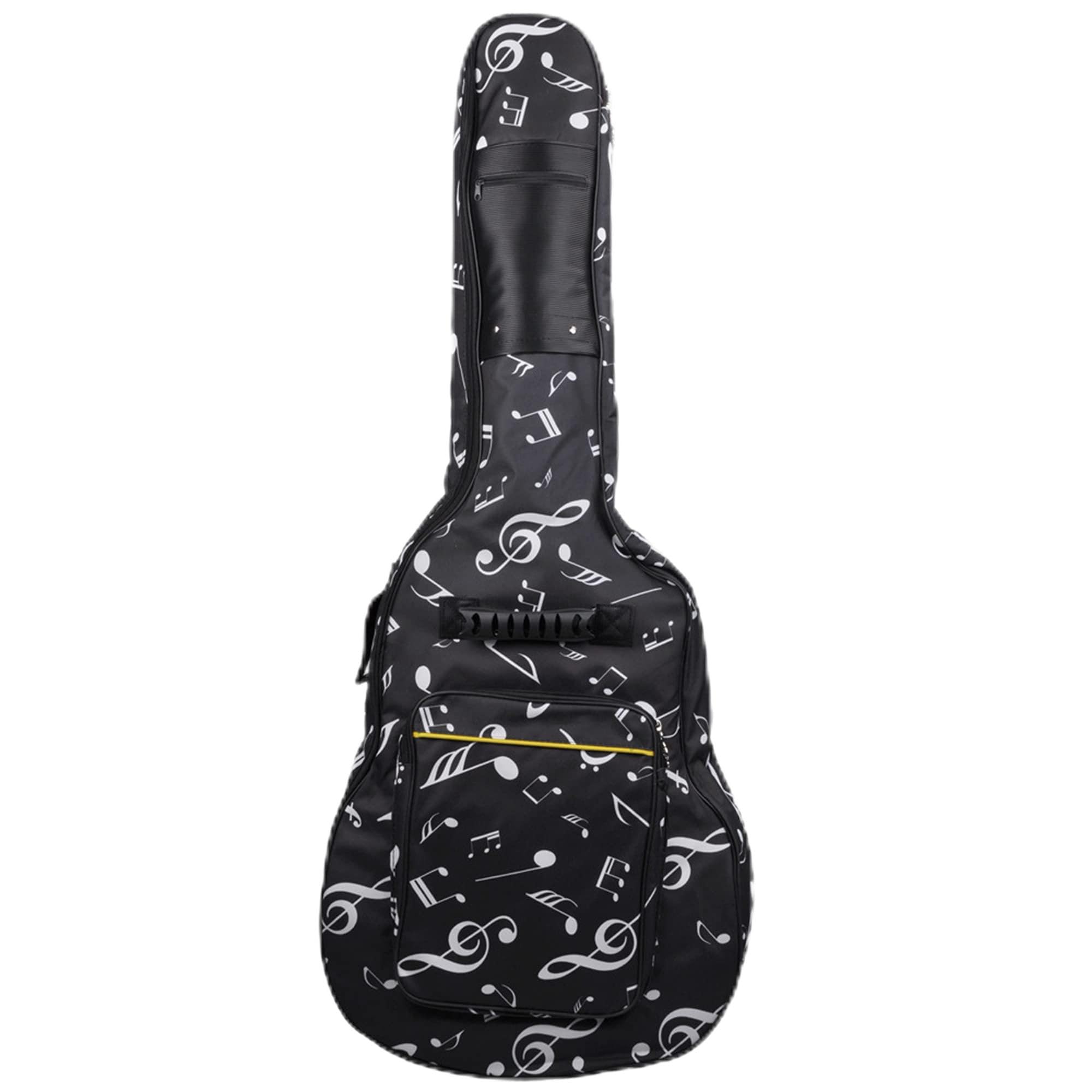 SUQ 40-41 Inch Acoustic Guitar Case, Waterproof Oxford Guitar Bag, Shockproof Electronic Guitar Case, Bass Guitar Gig Bag, 8MM Padding with Back Hanger Loop (Black)