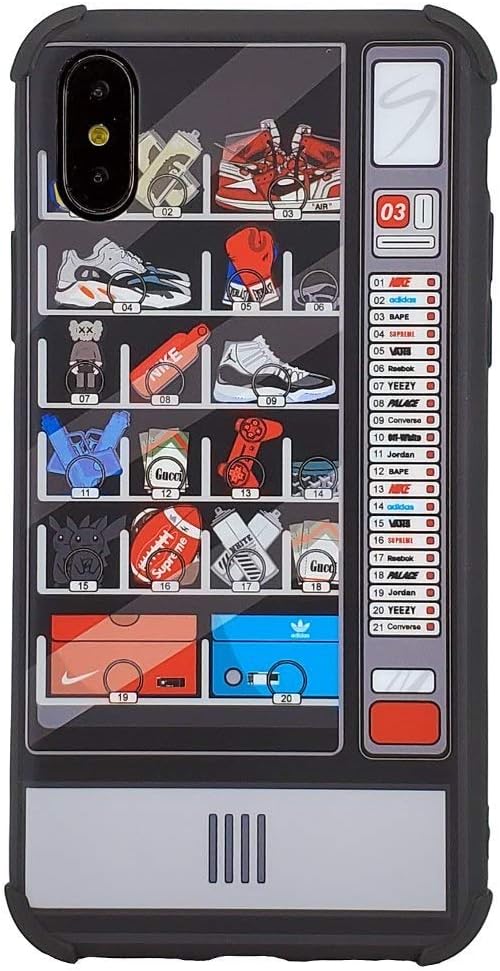 Sneakerhead Vending Machine - TPU Flexible Plastic Protective Case/Cover/Skin/Bumper for iPhone … (iPhone Xs MAX)