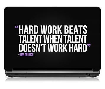 Brandpro Motivational Quote Hard Work Beats Talent Skin 14 1 Inch