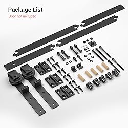 CCJH 5FT/60'' Bi-Folding Barn Door Hardware Sliding