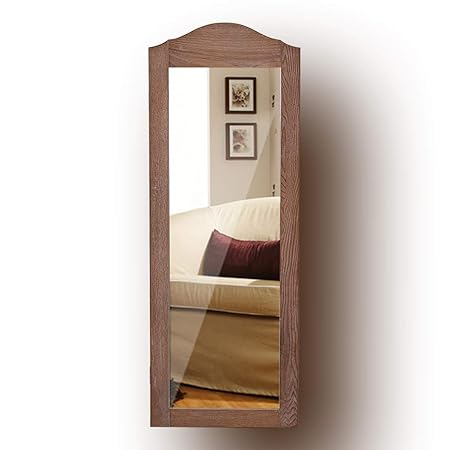 Giantex Wand montiert Schmuck Schrank mit Spiegel Wand Tür montiert