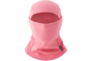 rooyvany Fleece Kids Balaclava Ski Mask - Winter Face Mask for Boys Girls - Windproof Neck Warmer for Skiing Running Cycling