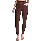 roswear Women’s High Waisted Stretchy Skinny Curvy Jeans Tummy Control Jeggings