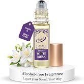 Zoha White Musk Perfume Oil Roll On for Women &amp; Men, Alcohol-Free 6ml | Long-lasting oil-based perfume that evolves with your skin into a personal scent and layers well with any fragrance.