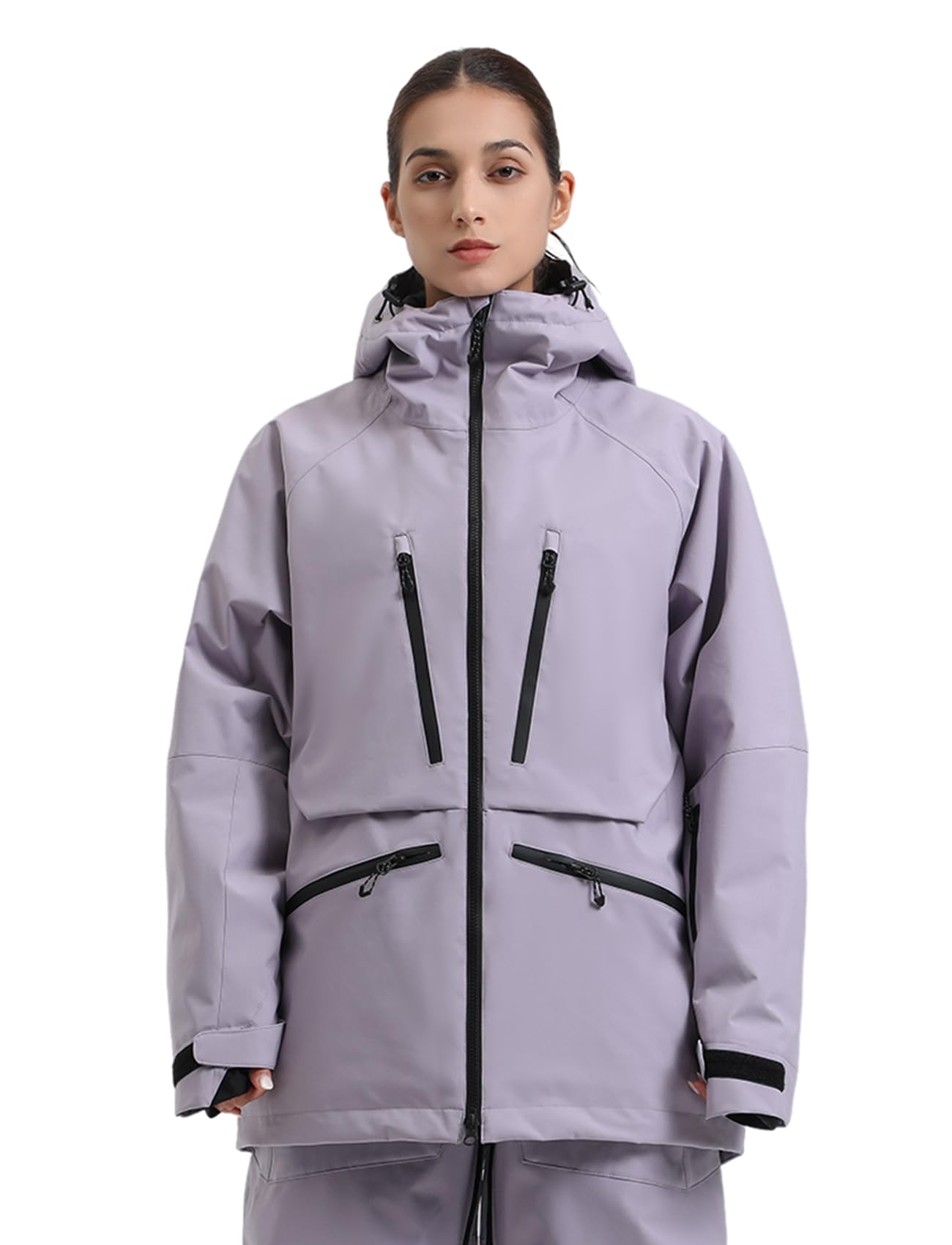 Photo 1 of ***DAMAGED - SEE NOTES/PICTURES***
GSOU SNOW Womens Ski Jacket Mens Snowboard Coat Waterproof Insulated Snow Coat Winter Hooded Mountain Jackets Lavender M