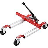 VEVOR Wheel Dolly, Max Capacity 1500 Lbs Car Dolly, Car Jack Dolly Lifter with Wheels, Heavy Duty Vehicle Positioning Ratchet Tire Jack, for Vehicle Car Auto Repair Moving