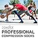 Professional Compression Socks 20-30 mmHg, Medical, Orthopedic Support, Nursing