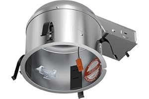 ANYHOME 6 Inch Remodel Recessed Housing,Recessed Lighting Housing,IC Rated & Air Tight, TP24 Connector, ETL Listed