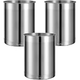 KSENDALO Utensil Holder, Stainless Steel, 3 Pack | 6.20 inch Deep
